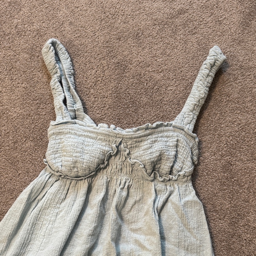 Free People Ruched Mini Dress - Picture 2 of 8